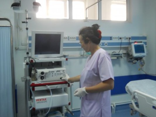 Urgenţa Spitalului Judeţean, dotată de CJC cu un endoscop de 70.000 euro